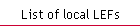 List of local LEFs